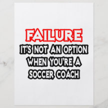 Ausfall… nicht ein Wahl-… Fußball-Trainer Vollfarbige Flyer