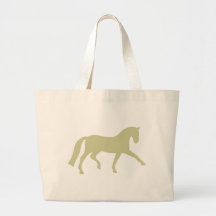 Ausgedehntes Trabdressage-Pferd (weises Grün) Tasche