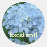 Ausgezeichnet! Aufkleber-Lehrer, die Hydrangea unt