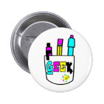 Aussenseiter cmyk Taschen-Schutzentwurf Buttons