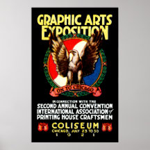Ausstellungs-Plakat der grafischen Kunst-1921