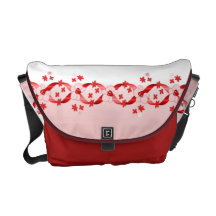 Austen Rot-Band-u. Blumen-Rickshaw Messen Kurier Tasche