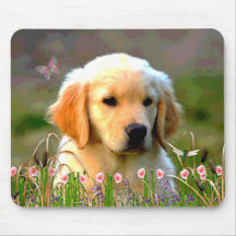 Austin das goldene Labrador Mauspad