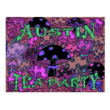 AUSTIN-TEE-PARTY POSTKARTE