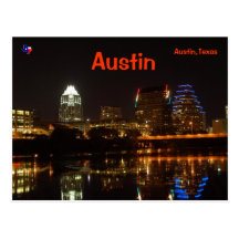 Austin, Texas Postkarte