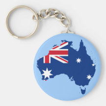 Australien-Flaggenkarte Schlüsselbänder