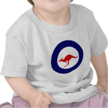 Australien-Kängurumilitärluftfahrt roundel T-shirts
