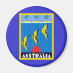 Australien ~ Vintage Reise Kühlschrankmagnete