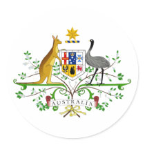Australien-Wappen Aufkleber aufkleber