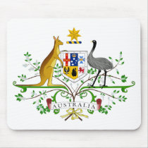 Australien-Wappen Mousepad mauspads