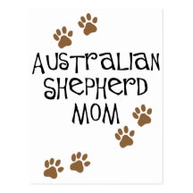 Australische Schäfer-Mamma Postkarten