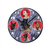 Australische Vieh-Hunde-und Katzen-Uhr Uhren