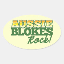 Australischer Kerl-Felsen! Sticker