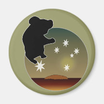 Australischer Koala-Ikonen-Magnet Magnets
