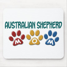 AUSTRALISCHER SCHÄFER-MAMMA Tatzen-Druck Mauspad