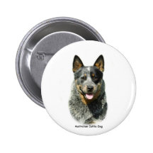 Australischer Vieh-Hund 9F061D-03 Anstecknadelbutton