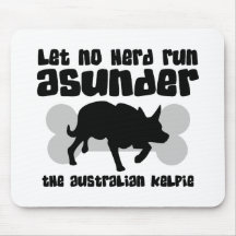 Australisches Kelpie-In Herden leben Mousepads