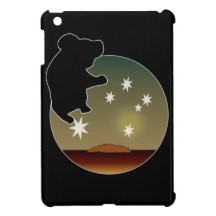 Australisches Koala-Ikone ausgebufftes iPad Minifa