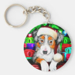 Australisches Schäfer-Weihnachtsoffene Geschenke Schlüsselbänder