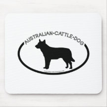 Australisches Vieh-HundeSilhouette-Schwarzes Mouse