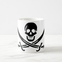 Authentische Piraten-Flagge des Jacks Rackam Tasse