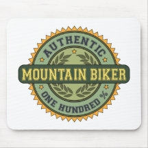 Authentischer Mountainbiker Mauspads