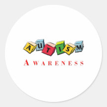 Autismus Awaress Runder Sticker