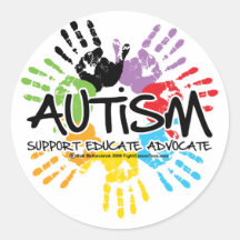 Autismus Handprint Sticker