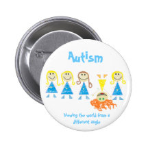 Autismusknopf Anstecknadelbutton