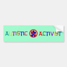 Autistischer Aktivist Autoaufkleber