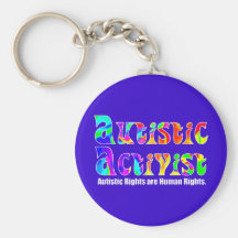 Autistischer Aktivist Keychain Schlüsselanhänger