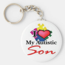 autistischer Sohn Schlüsselband