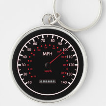 Auto-Geschwindigkeitsmesser Keychain Schlüsselbänder