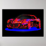 Auto-Kunst Plakatdrucke