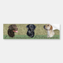 Autoaufkleber mit drei Labrador-Retrievern