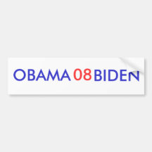 Autoaufkleber Obama-Biden 08