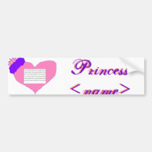 Autoaufkleber Prinzessin-Heart