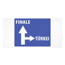 Autobahnschild Finale Türkei Bildkarten