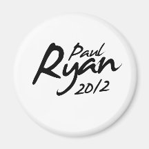 Autogramm PAULS RYAN 2012 Kühlschrankmagnet