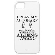 Autoharp Keeps Aliens Away iPhone 5 Cases