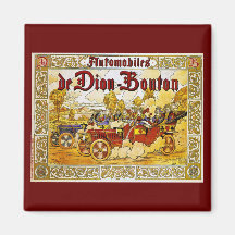 Automobile de Dion-Bouton Kühlschrankmagnete