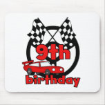 Autorennen-9. Geburtstag Mauspad