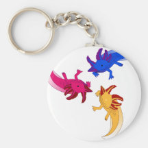 Axolotl Trio Schlüsselbänder