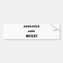 AXOLOTLS Regel! Autoaufkleber