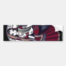 Ayanna Hindi Bindi Sari-Fee-Autoaufkleber