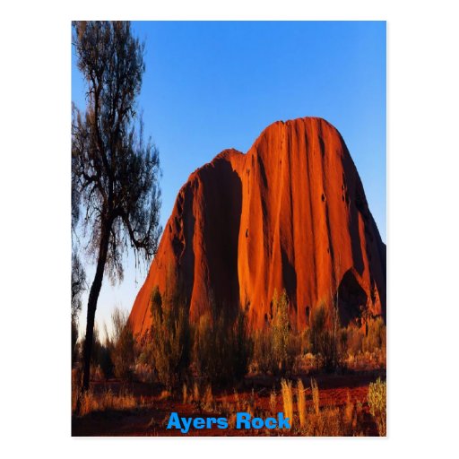 Ayers Felsen, Plakat Postkarte