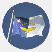 Azoren-Flagge Aufkleber