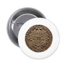 Aztekischer Kalender Button