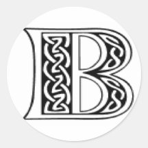 B AUFKLEBER