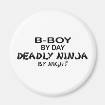 B-Junge tödliches Ninja bis zum Nacht Kühlschrankmagnete